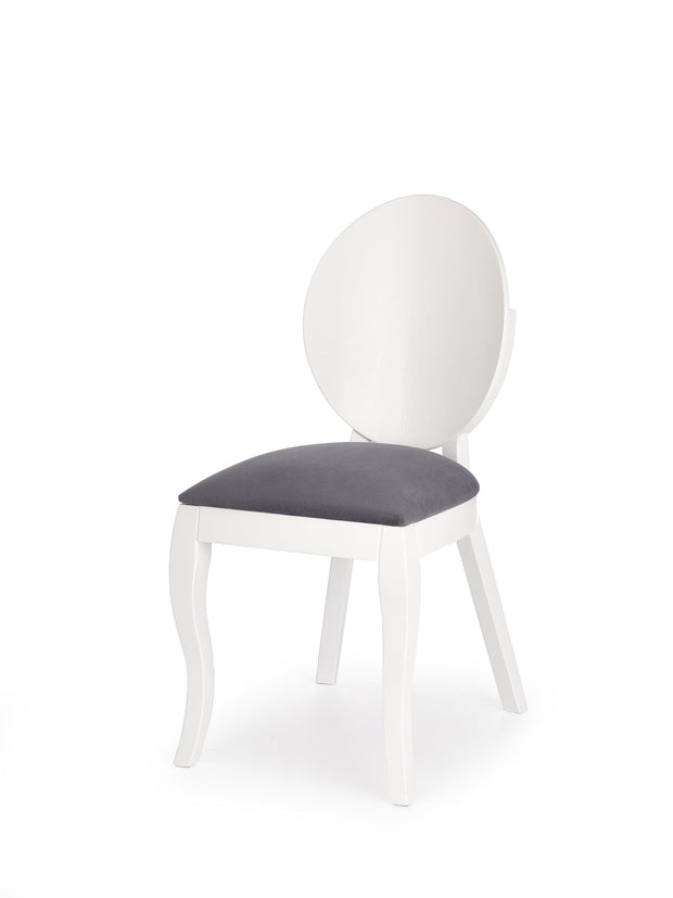 Sedia da pranzo in tessuto Verity Grigio
