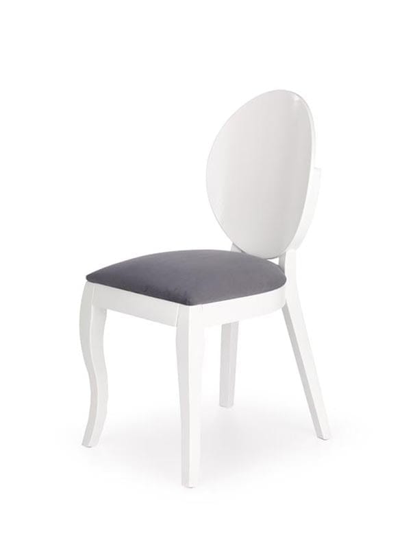 Sedia da pranzo in tessuto Verity Grigio (1)
