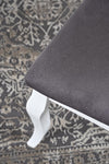 Sedia da pranzo in tessuto Verity Grigio (4)