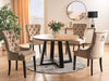 Sedia da pranzo in velluto Aubrey Beige (1)