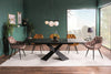 Sedia da pranzo in velluto Clyde Monolith Beige (1)