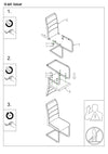 Sedia da pranzo in velluto Han-441 Beige (5)