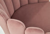 Sedia da pranzo in velluto Kai-410 Rosa (6)
