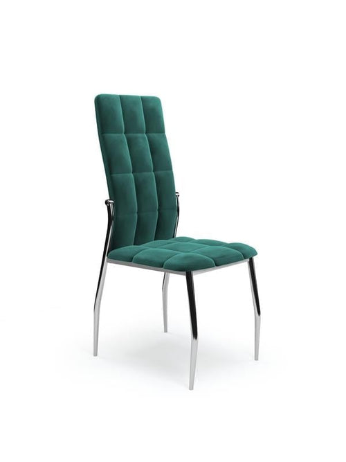 Sedia da pranzo in velluto Kai-416 Verde