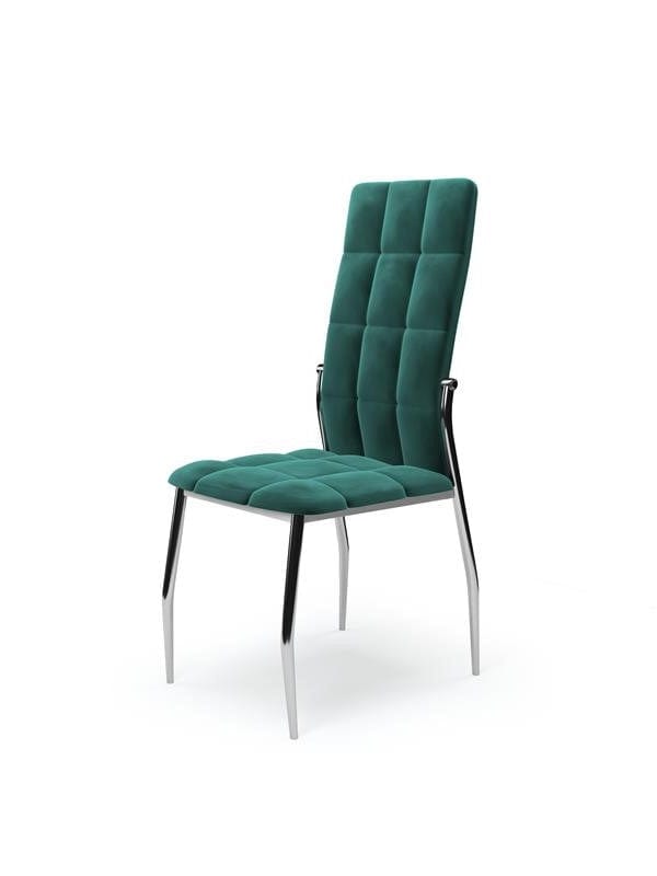 Sedia da pranzo in velluto Kai-416 Verde (1)