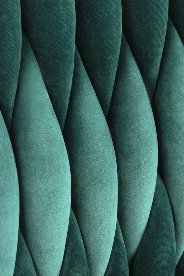 Sedia da pranzo in velluto Kai-436 Verde (10)