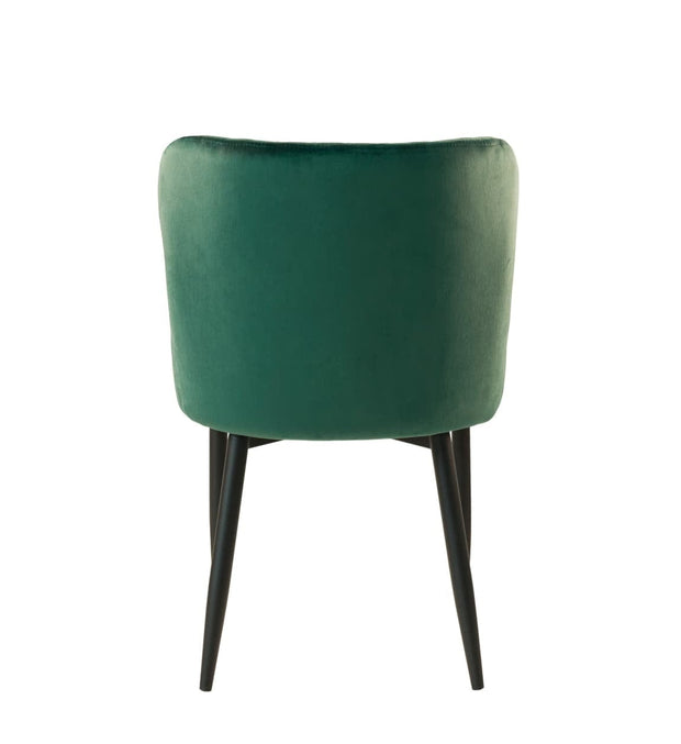 Sedia da pranzo in velluto Melissa Verde (3)