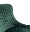 Sedia da pranzo in velluto Melissa Verde (4)