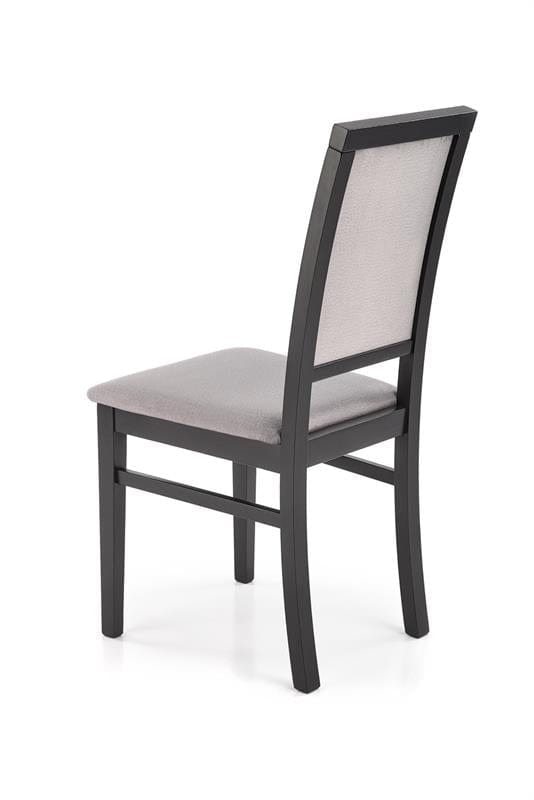 Sedia da pranzo in velluto Sylvie I Grigio (4)