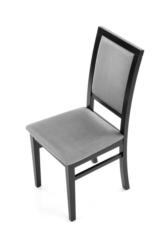 Sedia da pranzo in velluto Sylvie I Grigio (6)