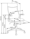 Sedia da ufficio Arcturus Grigio (8)