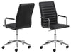 Sedia da ufficio in ecopelle Winslow Nero (3)