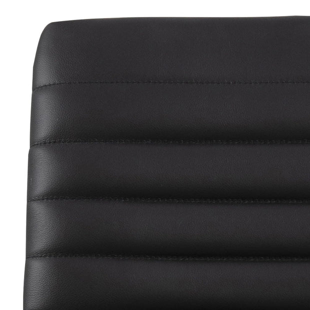 Sedia da ufficio in ecopelle Winslow Nero (6)