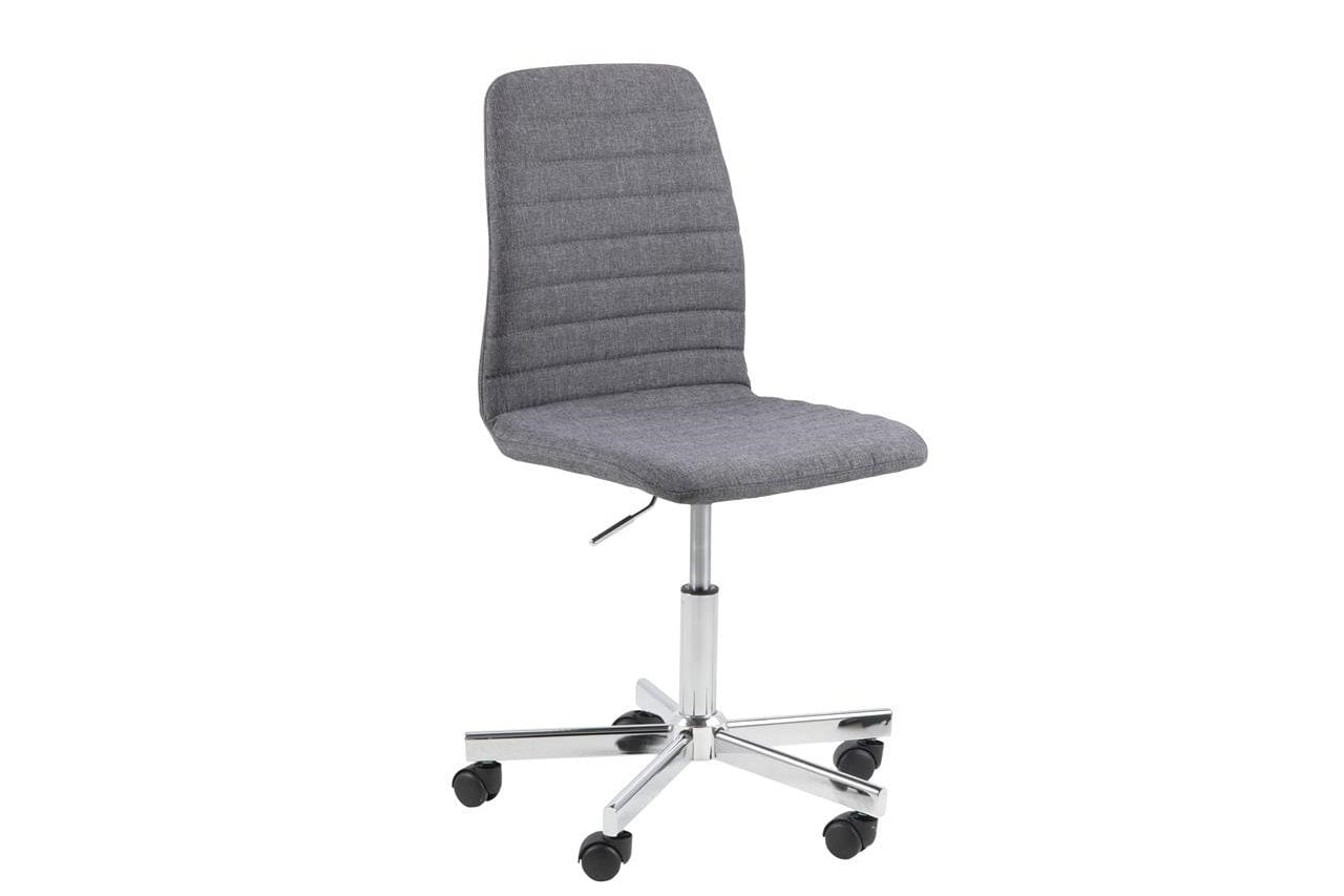Sedia da ufficio in tessuto Amande Grigio