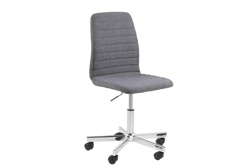 Sedia da ufficio in tessuto Amande Grigio