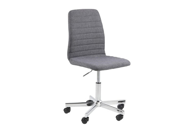 Sedia da ufficio in tessuto Amande Grigio