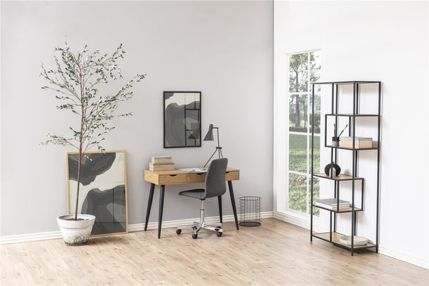 Sedia da ufficio in tessuto Amande Grigio (1)