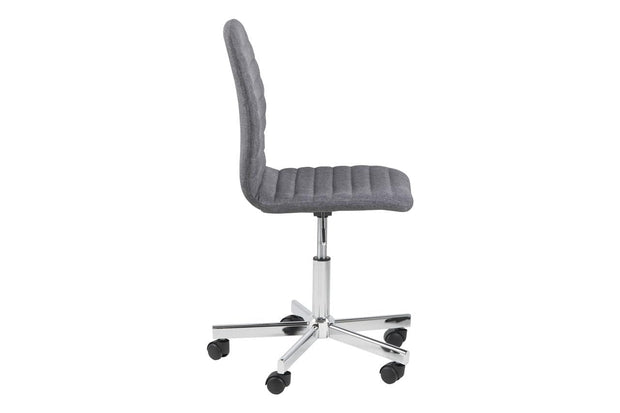 Sedia da ufficio in tessuto Amande Grigio (3)