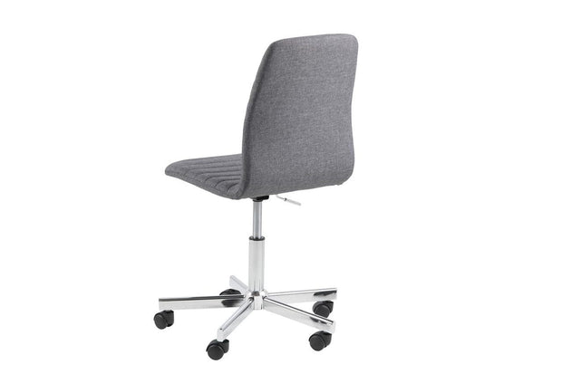 Sedia da ufficio in tessuto Amande Grigio (4)