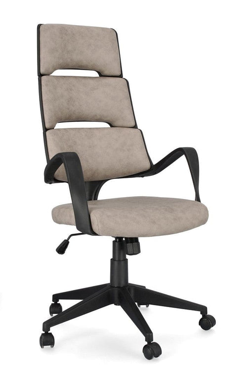Sedia da ufficio in tessuto Bart Grigio