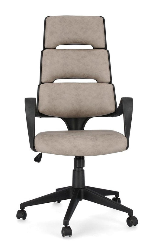 Sedia da ufficio in tessuto Bart Grigio (1)