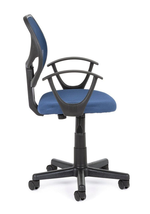 Sedia da ufficio in tessuto Ella Blu (1)