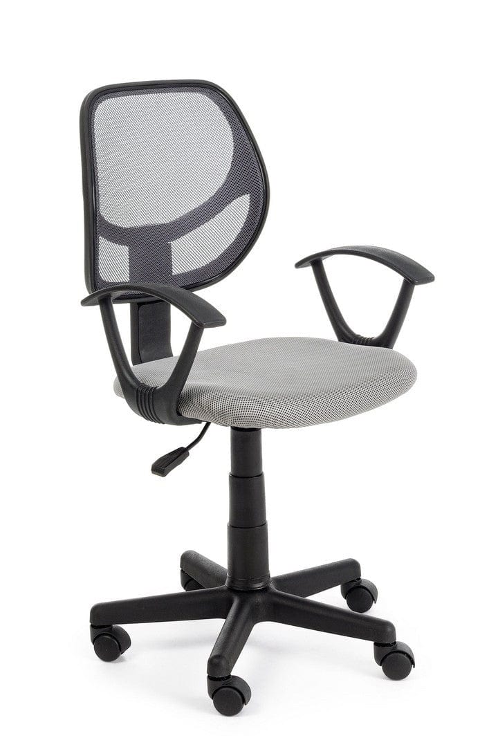 Sedia da ufficio in tessuto Ella Grigio