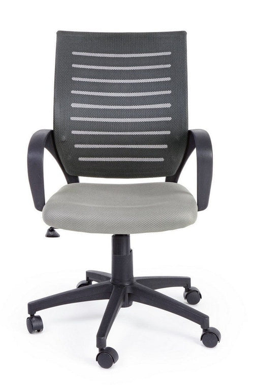 Sedia da ufficio in tessuto Marion Nero (1)
