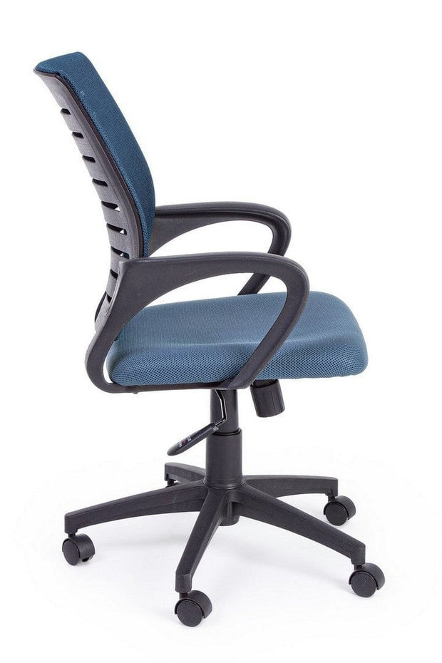 Sedia da ufficio in tessuto Marion Nero (7)
