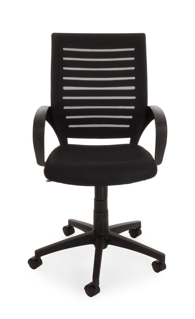 Sedia da ufficio in tessuto Marion Nero (10)