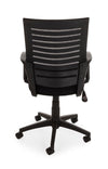 Sedia da ufficio in tessuto Marion Nero (12)