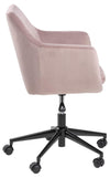 Sedia da ufficio in tessuto Nora Rosa (5)