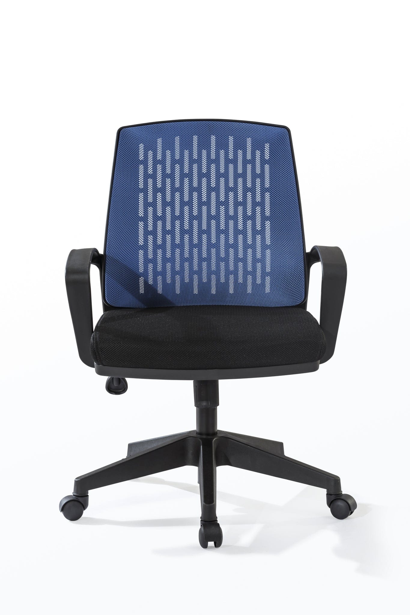 Sedia da ufficio per bambini, rivestita in tessuto Comfort Blue / Black, l63xL63xH85-95 cm (1)