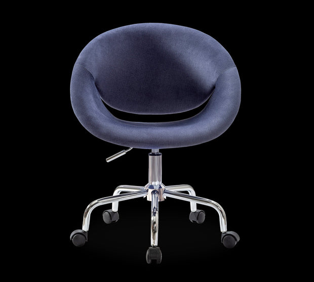 Sedia da ufficio per bambini, rivestita in tessuto Relax Navy Blue, L61xH54xH88-95 cm (1)