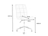 Sedia da ufficio Qwin-020 Turchese (2)