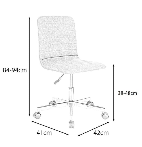 Sedia da ufficio Qwin-M1 Grigio (1)