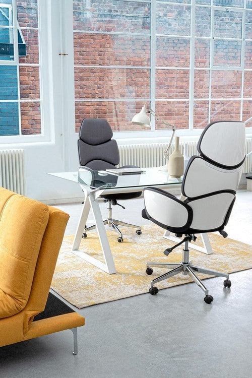 Sedia direzionali da ufficio in tessuto Armstrong Grigio (1)