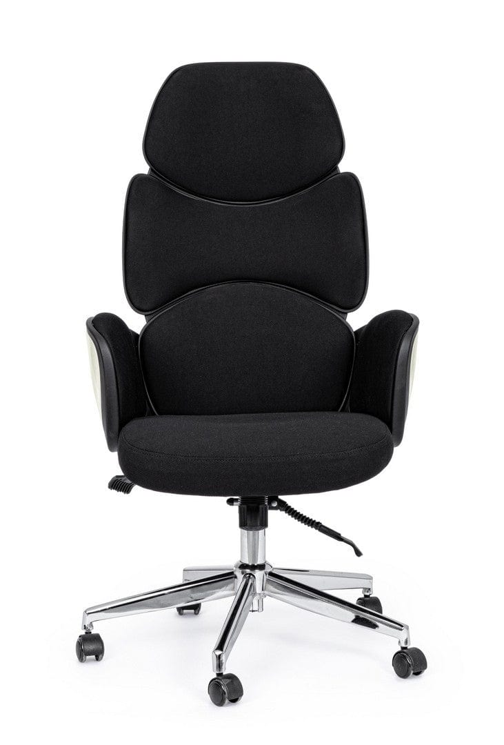 Sedia direzionali da ufficio in tessuto Armstrong Nero (1)