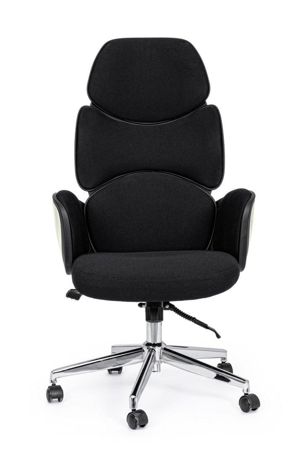 Sedia direzionali da ufficio in tessuto Armstrong Nero (1)