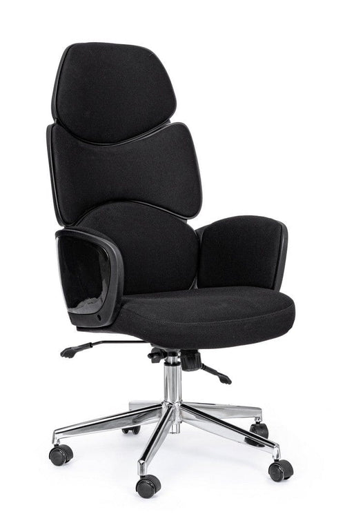 Sedia direzionali da ufficio in tessuto Armstrong Nero