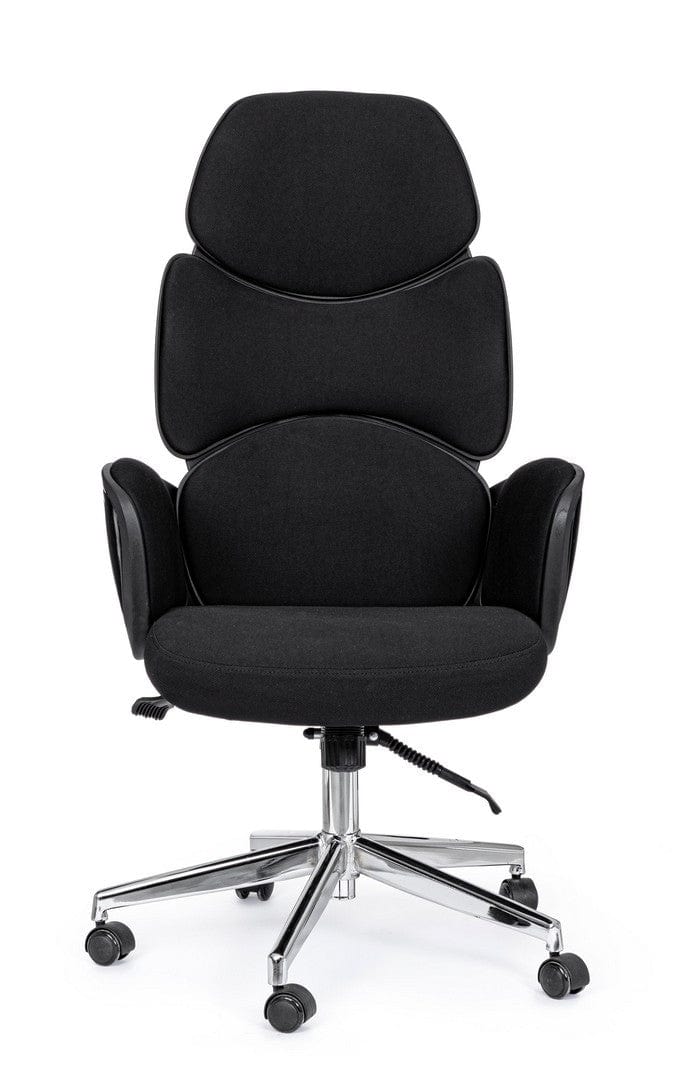 Sedia direzionali da ufficio in tessuto Armstrong Nero (1)
