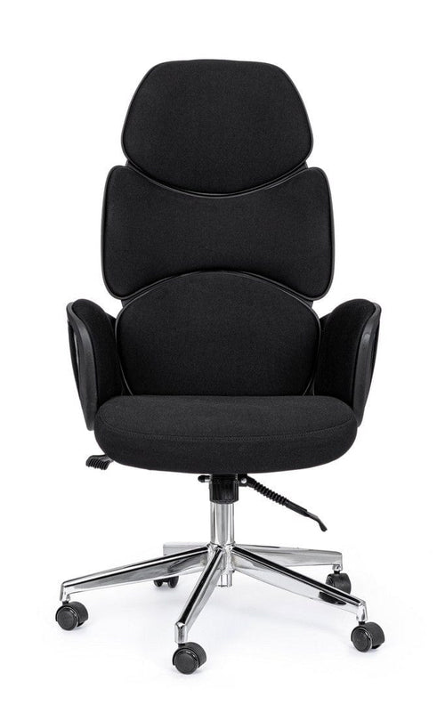 Sedia direzionali da ufficio in tessuto Armstrong Nero (1)