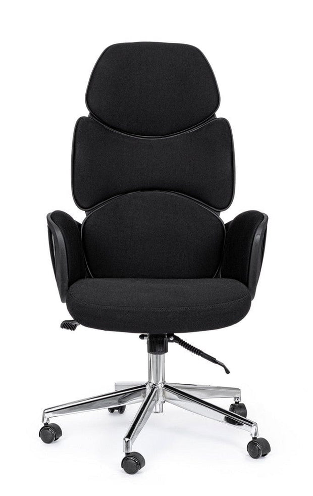 Sedia direzionali da ufficio in tessuto Armstrong Nero (1)