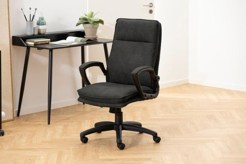 Sedia direzionali da ufficio in tessuto Brad Antracite (1)