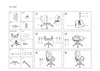 Sedia direzionali da ufficio Qwin-019 Nero (7)
