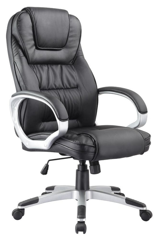 Sedia direzionali da ufficio Qwin-031 Nero