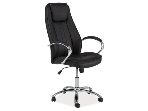 Sedia direzionali da ufficio Qwin-036 Nero