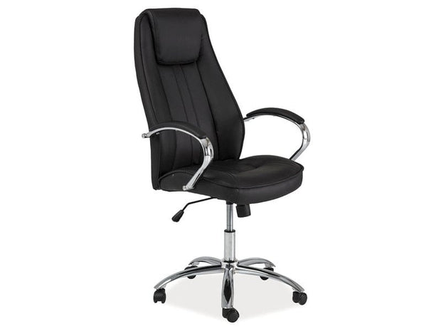 Sedia direzionali da ufficio Qwin-036 Nero