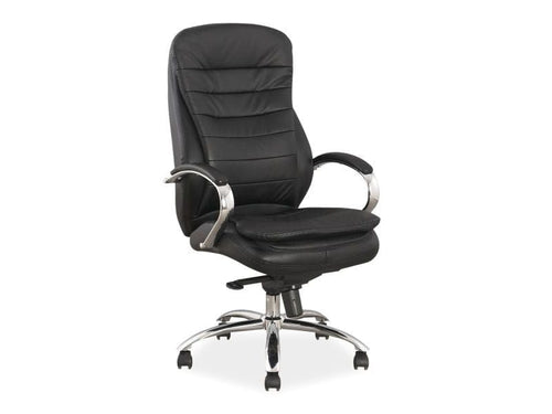 Sedia direzionali da ufficio Qwin-154 Nero