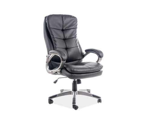 Sedia direzionali da ufficio Qwin-270 Nero